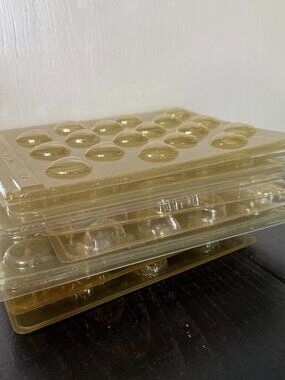 Vintage Lot 10 APOLLO FOOD Wilton Candy Chocolate Plastic Molds Sesame Christmas